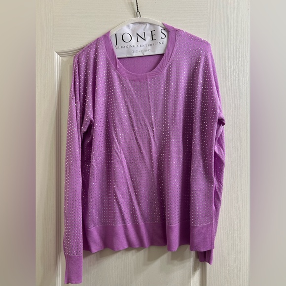 Zara Lavender Knit Top - Picture 1 of 2